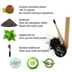 Charcoal Teeth Whitening Powder Teeth Polishing Deep Cleaning Powder