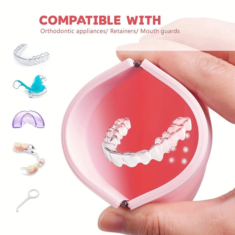Silicone Retainer Case with Vent Holes Remover Tool & Brush