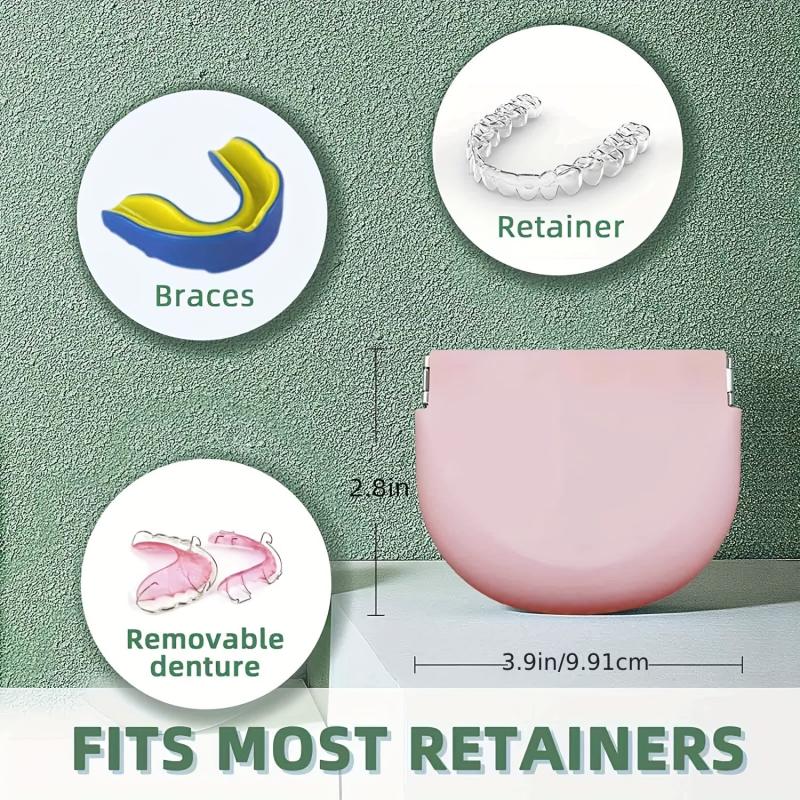 Silicone Retainer Case with Vent Holes Remover Tool & Brush