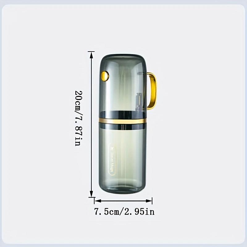Portable Travel Mouthwash Cup and Toothbrush Holder