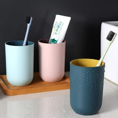 Household Brushing Cup Toothbrush Bucket Two Cup Wash Cup