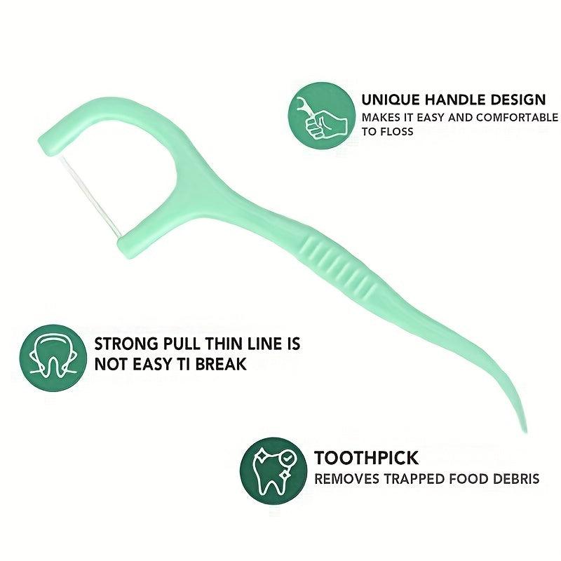 Dental Flossers Mint Gentle Clean Soft Floss Picks