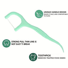 Dental Flossers Mint Gentle Clean Soft Floss Picks