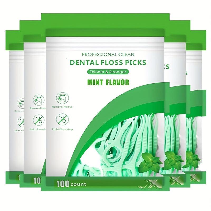 Dental Flossers Mint Gentle Clean Soft Floss Picks