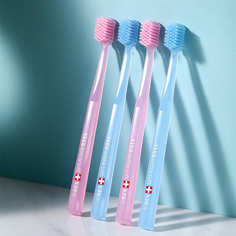 4pcs Soft Manual Toothbrushes For Sensitive Teeth Gums