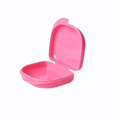 Portable Denture Storage Box Breathable Tooth Mouth Guard Case