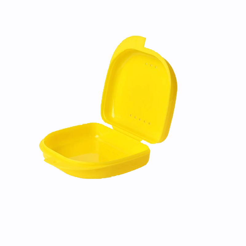 Portable Denture Storage Box Breathable Tooth Mouth Guard Case