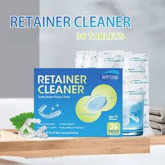 96 Retainer Cleaner Tablets Mint Flavor Removes Stain Plaque Odor