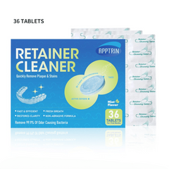 96 Retainer Cleaner Tablets Mint Flavor Removes Stain Plaque Odor