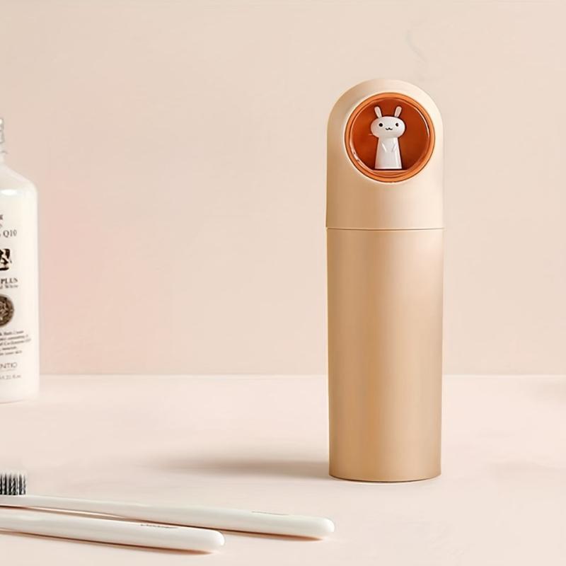 Cartoon Travel Toothbrush Storage Box - Multifunctional Carrying Case