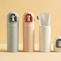 Cartoon Travel Toothbrush Storage Box - Multifunctional Carrying Case