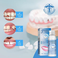 Tooth Solid Gel Beads Temporary Tooth Replacement Kit Scary Theme Party Filling