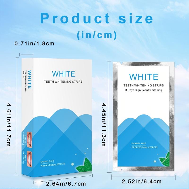 Teeth Whitening Strips 14pcs Box Sensitive Fast Whitening