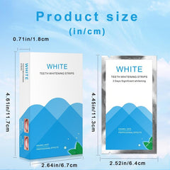 Teeth Whitening Strips 14pcs Box Sensitive Fast Whitening