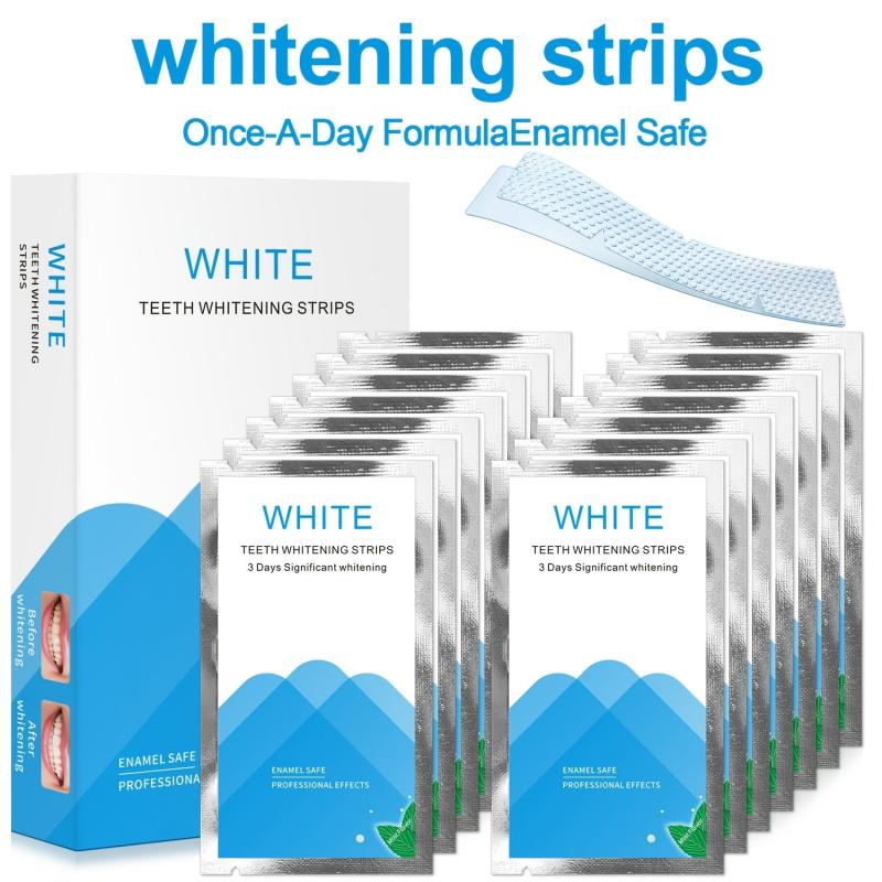 Teeth Whitening Strips 14pcs Box Sensitive Fast Whitening