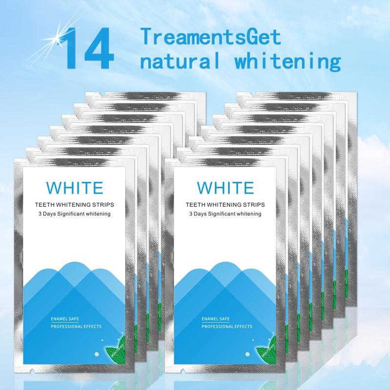 Teeth Whitening Strips 14pcs Box Sensitive Fast Whitening