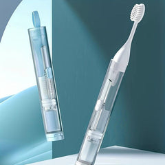 Portable 3-In-1 Travel Toothbrush Set Soft Bristles