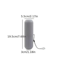 Portable Toothbrush Storage Container Box Travel Gargle Cup Holder
