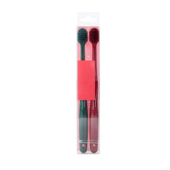 2pcs Couple Toothbrush Extra Soft Bristles Oral Care Adults Daily Life