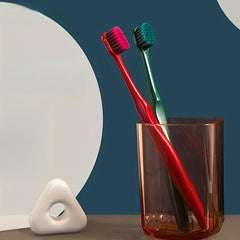2pcs Couple Toothbrush Extra Soft Bristles Oral Care Adults Daily Life