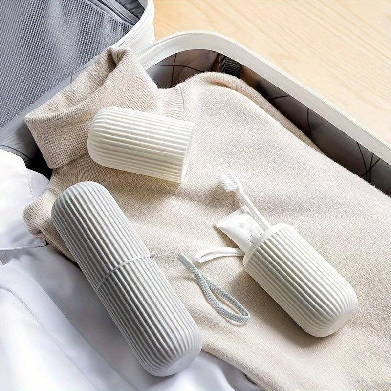1pc Portable Travel Toothbrush Storage Container Box Gargle Cup