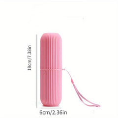 1pc Portable Travel Toothbrush Storage Container Box Gargle Cup