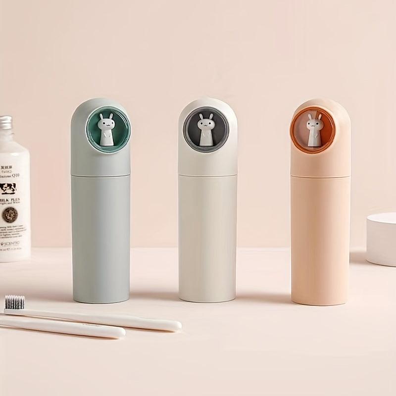 Portable Travel Wash Cup Toothpaste Storage Box Toothbrush Holder