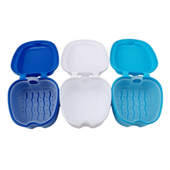 Denture Braces Bath Case Cup Box Holder - False Teeth Storage