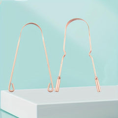 Copper U-shaped Tongue Scraper for Oral Care