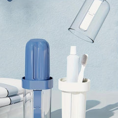 Portable Toothbrush Storage Box Gargle Cup for Travel