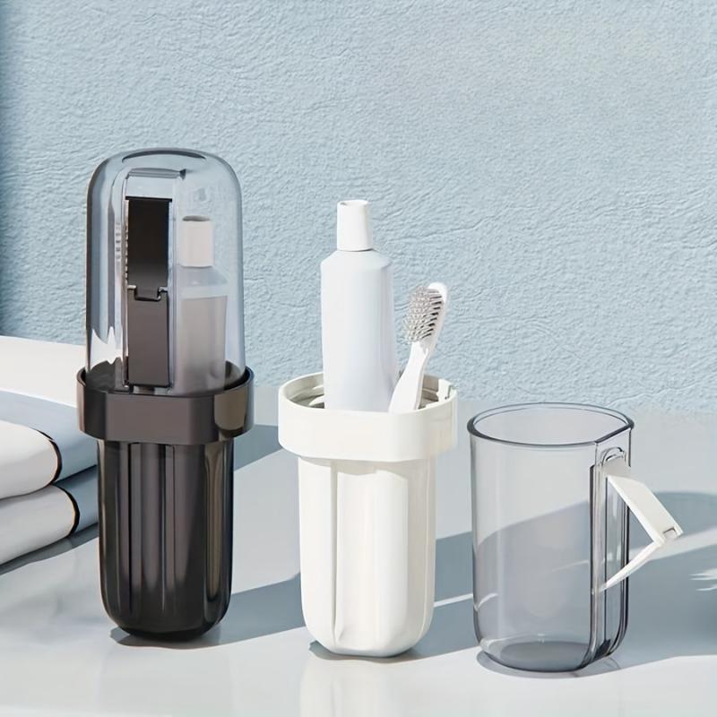 Portable Toothbrush Storage Box Gargle Cup for Travel
