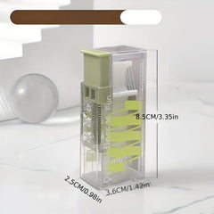 Dental Floss Picks Dispenser Storage Box - Automatic Floss Pick