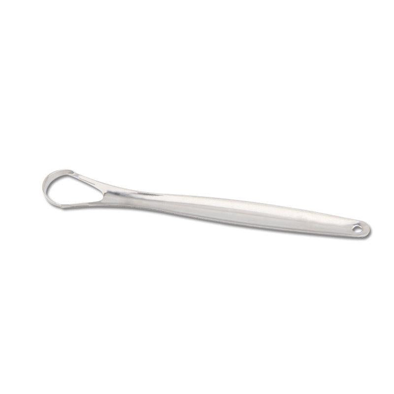 Stainless Steel Tongue Scraper Oral Care Tool - Reduce Bad Breath