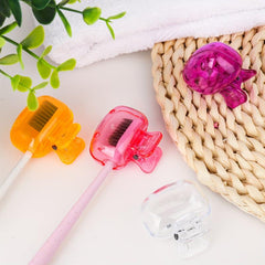 4 Pack Toothbrush Head Cover Case Portable Travel Storage Holder