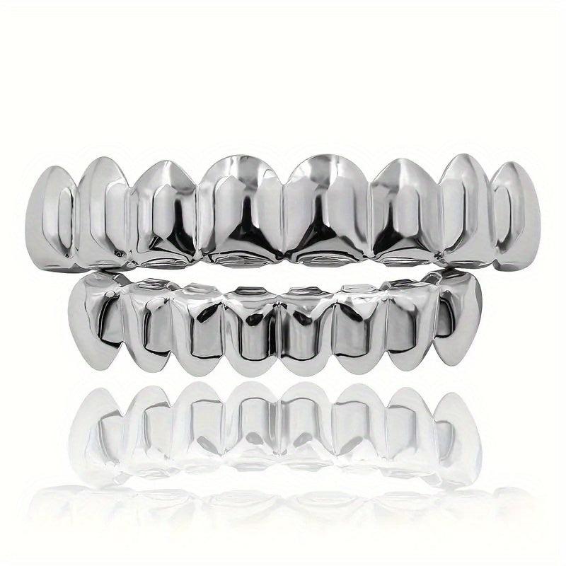 18K Golden Plated Hip Hop Mouth Grills for Men and Women