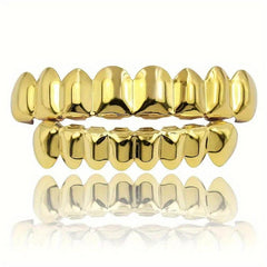18K Golden Plated Hip Hop Mouth Grills for Men and Women