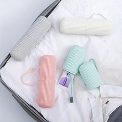 Portable Toothbrush Storage Box Gargle Cup, Travel Containers