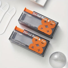 Portable Dental Floss Storage Box with Floss Picks