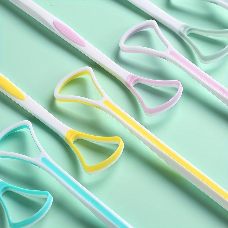 Double Sided Silicone Tongue Cleaner - Fresher Breath Instantly