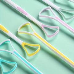Double Sided Silicone Tongue Cleaner - Fresher Breath Instantly
