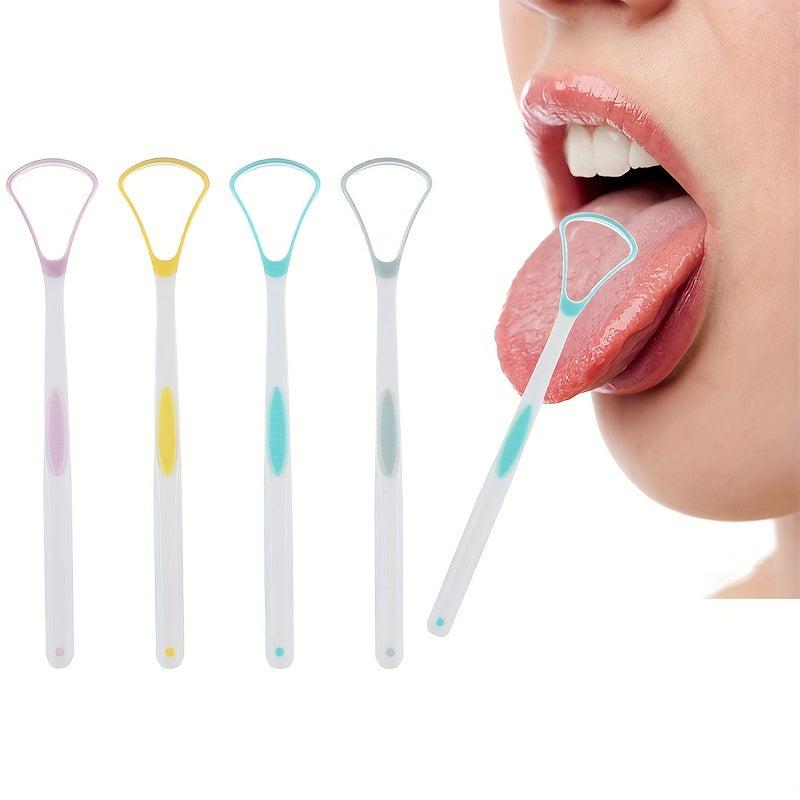 Double Sided Silicone Tongue Cleaner - Fresher Breath Instantly