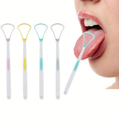 Double Sided Silicone Tongue Cleaner - Fresher Breath Instantly