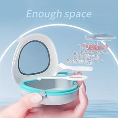 Denture Brace Box, Portable Orthodontic Retainer Storage