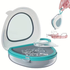 Denture Brace Box, Portable Orthodontic Retainer Storage