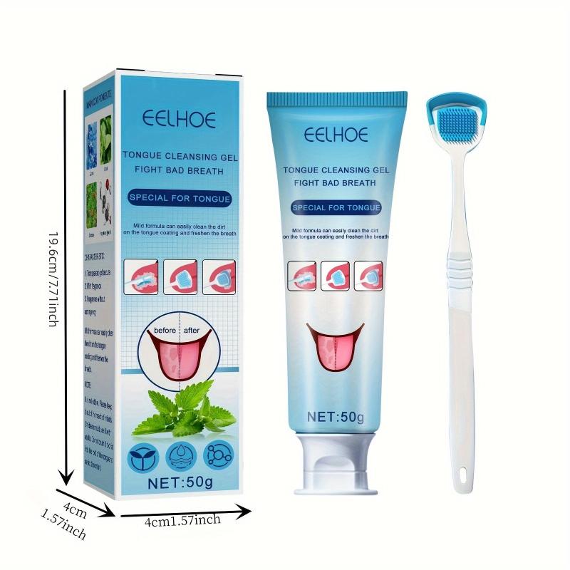Minty Silicone Tongue Cleaning Gel Fresh Breath Oral Care