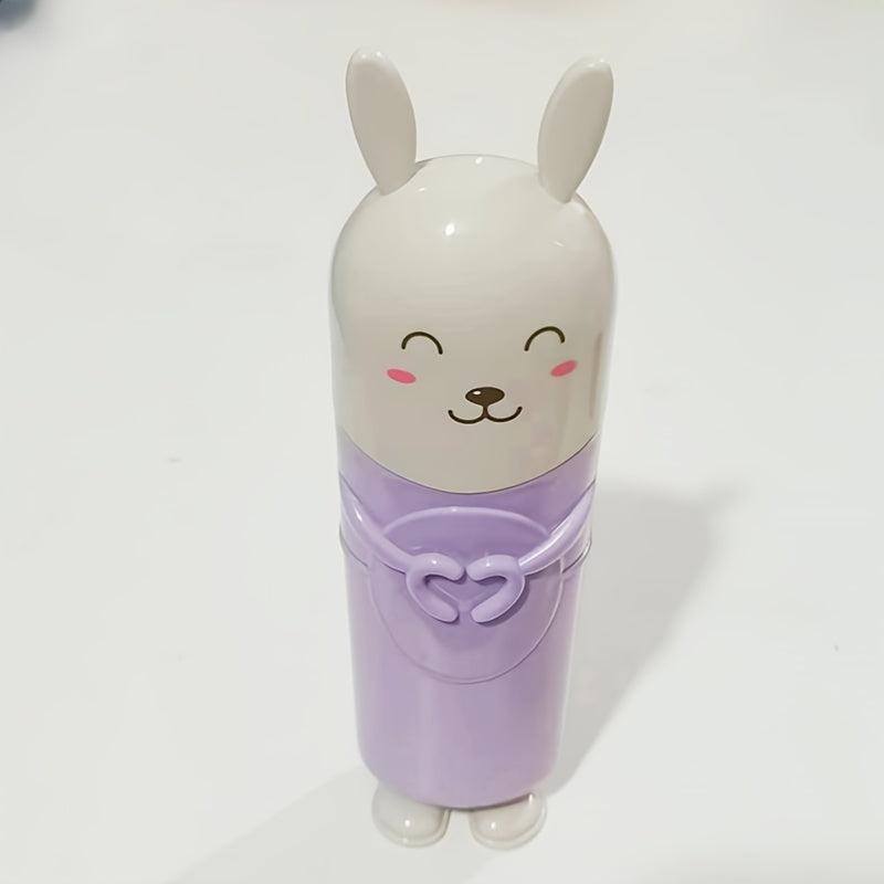 Cartoon Travel Toothbrush Storage Box & Cup