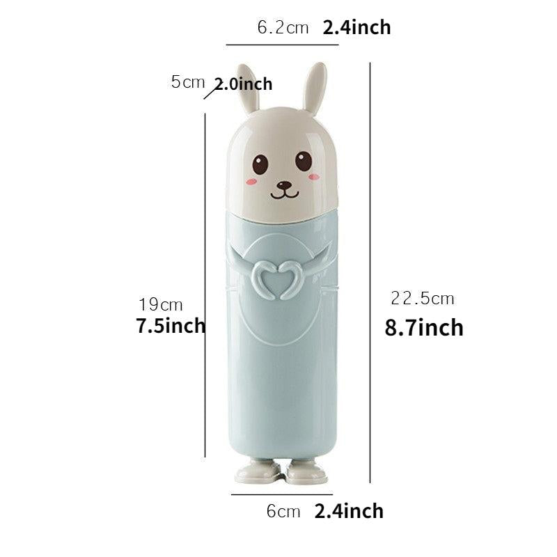 Cartoon Travel Toothbrush Storage Box & Cup