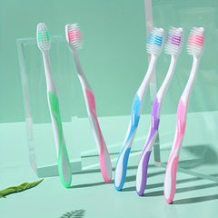 5pcs Manual Toothbrushes Extra Soft Bristles for Sensitive Teeth Gums