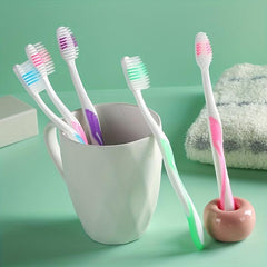 5pcs Manual Toothbrushes Extra Soft Bristles for Sensitive Teeth Gums
