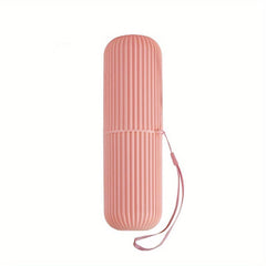 Portable Travel Toothbrush Storage Container Box Gargle Cup